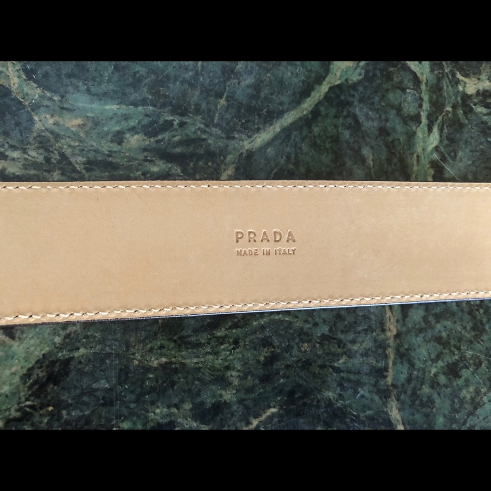 Prada peach python belt, 85/34 - Picture 3 of 8